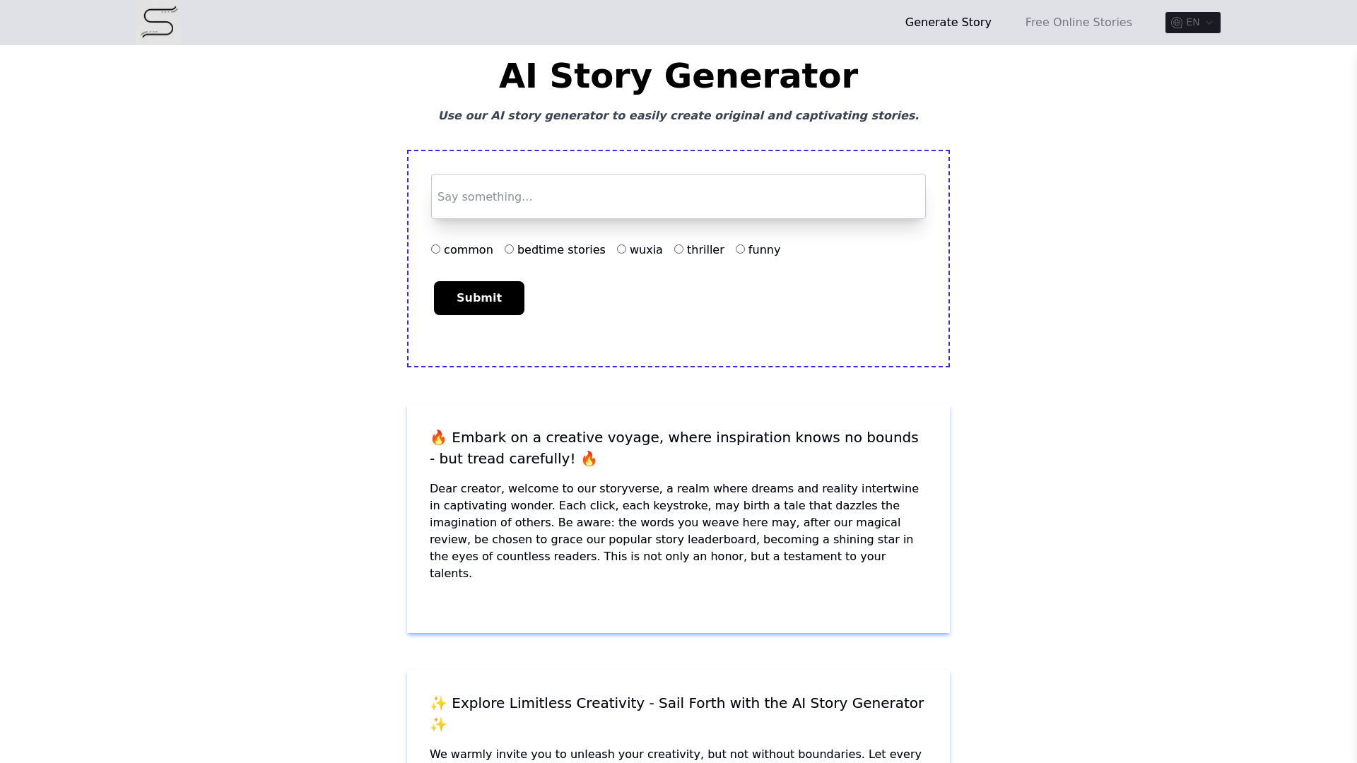 AI Story Generator