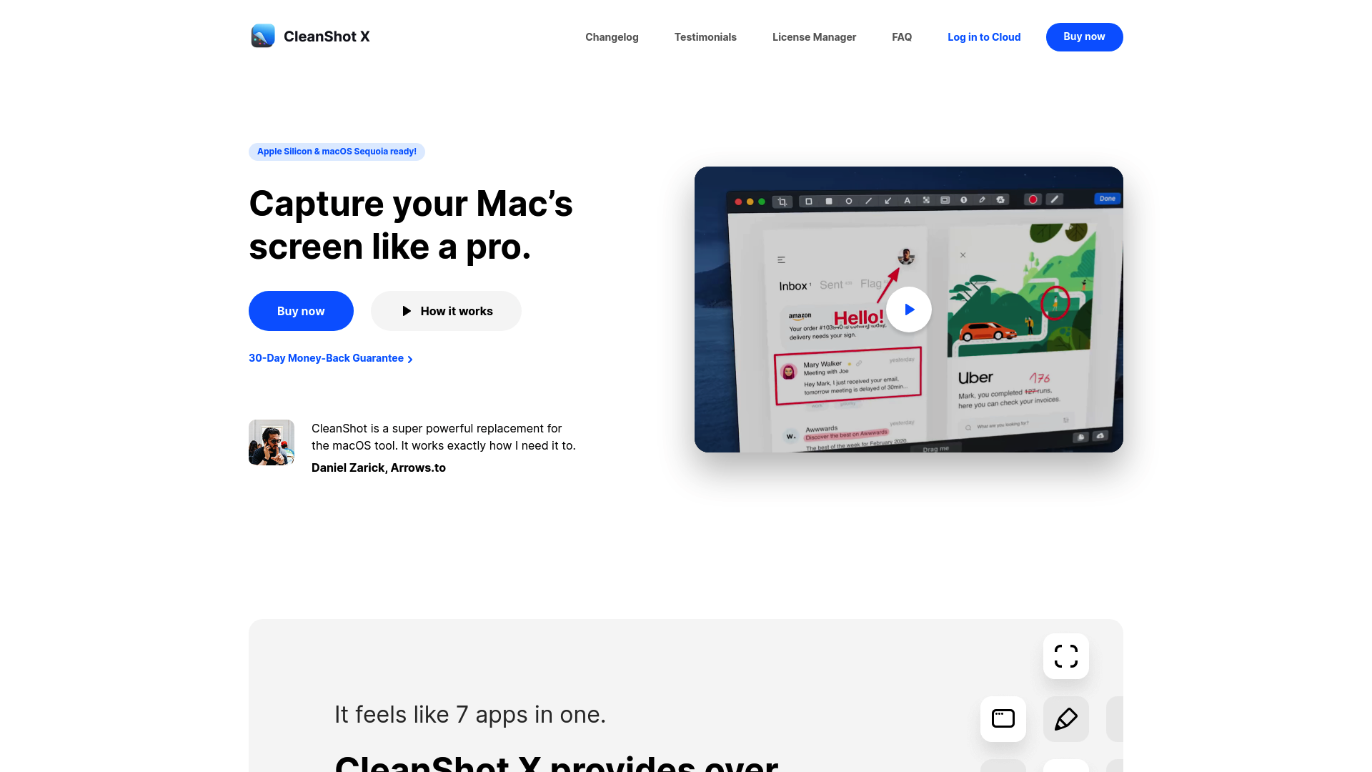 CleanShot X for Mac