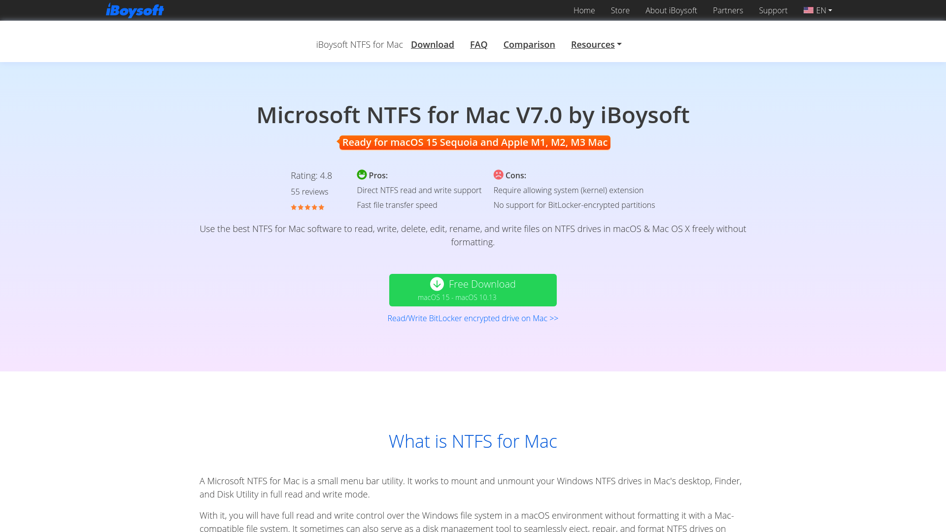 iBoysoft NTFS for Mac