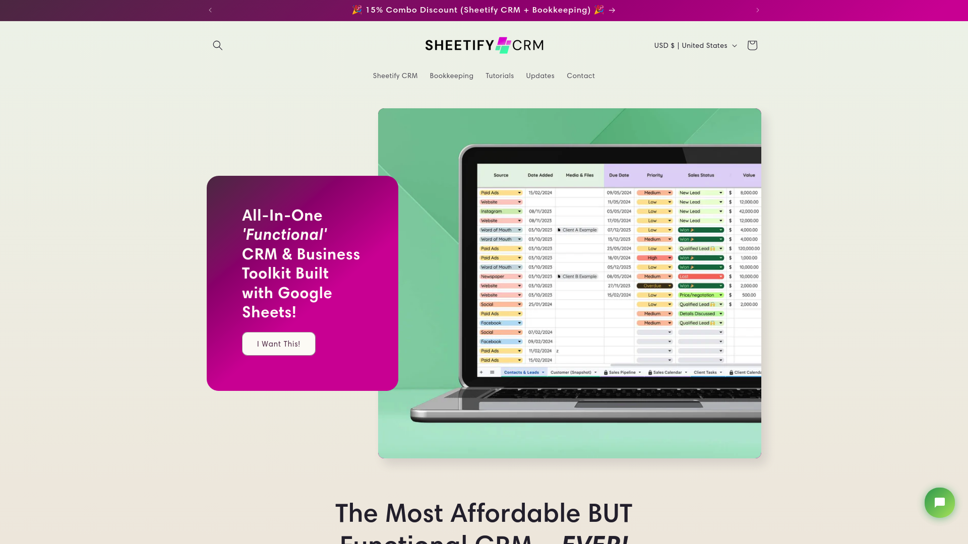 Sheetify CRM