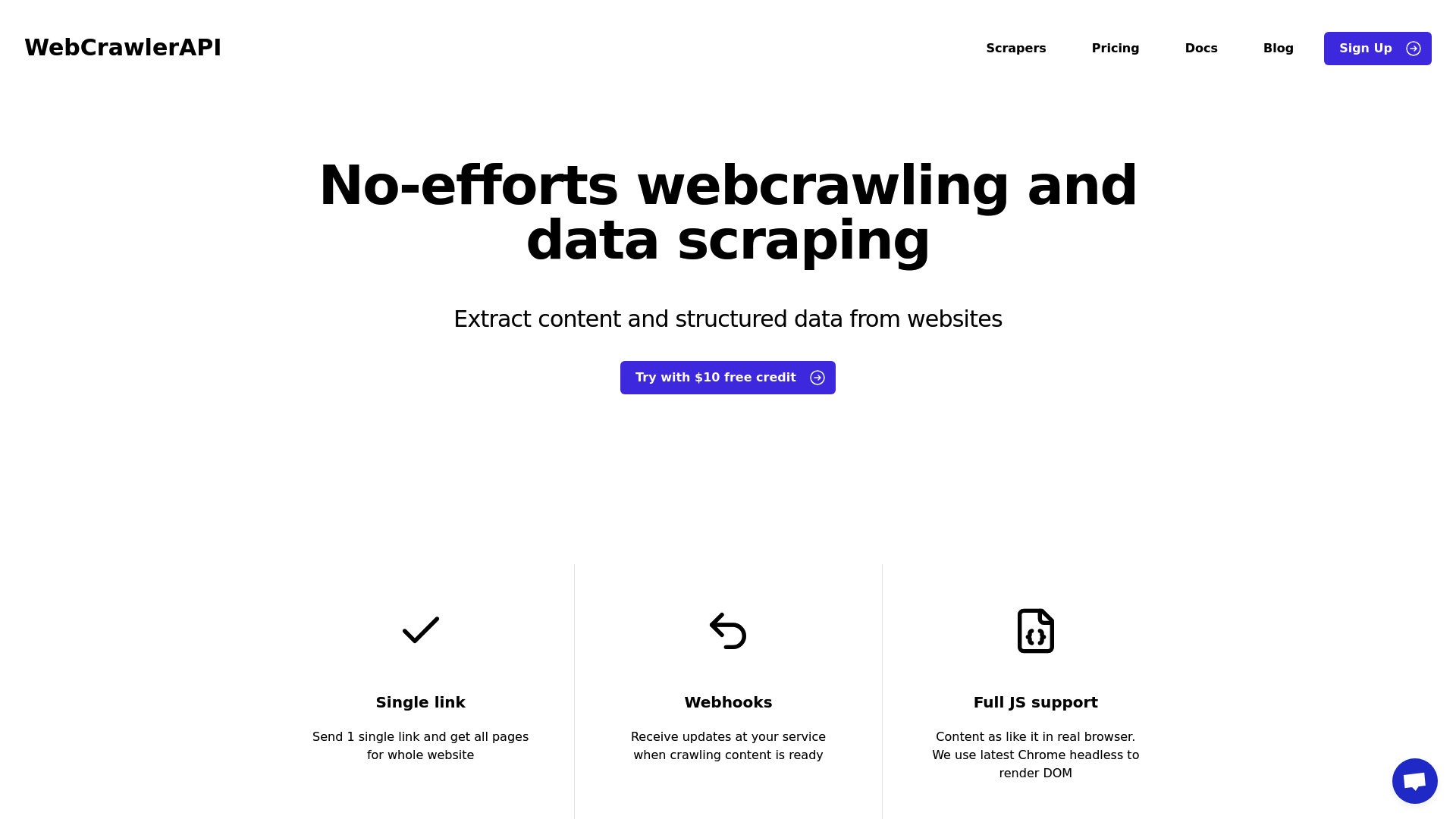 WebCrawlerAPI